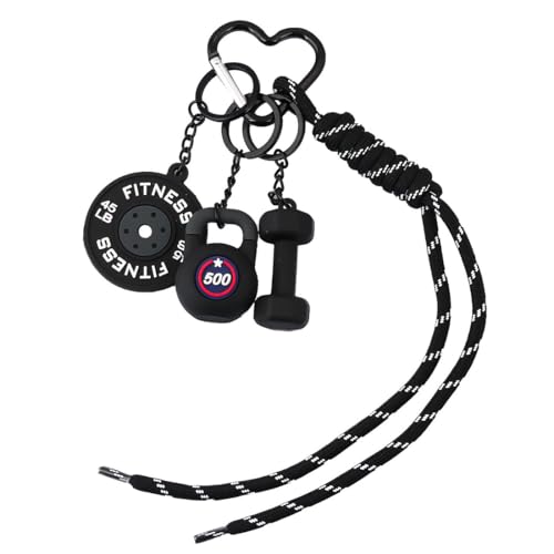 HAGNA 1 Pezzi Portachiavi Con Bilanciere E Pesi, Portachiavi Fitness