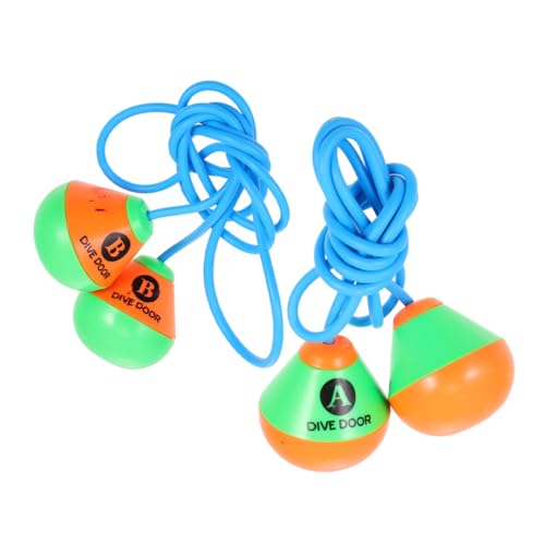 FELTECHELECTR 2Pcs Swim Practice Rings Underwater Diving Training Aid for Fun Pool Games for Summer Supports Swim Skills Arch Design