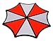 Graphic Dust Umbrella Corp Embroidered Iron On Patch 3.5x3.5 Inches Biohazard Logo Sign Star S.T.A.R.S. Police Star Raccoon Patch Badge
