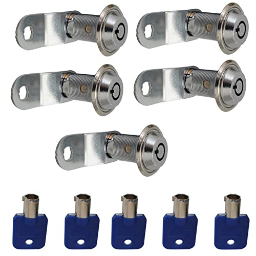 5pcs 27mm Cam Lock & Key Set for Arcade Doors