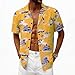 Cliff Booth Shirt Hawaiian Shir Mens Botton Down Short Sleeve Beach Aloha Summer Top S