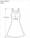Guru-Shop Vestido de punto de cangrejo para mujer, vestido de verano, vestido...