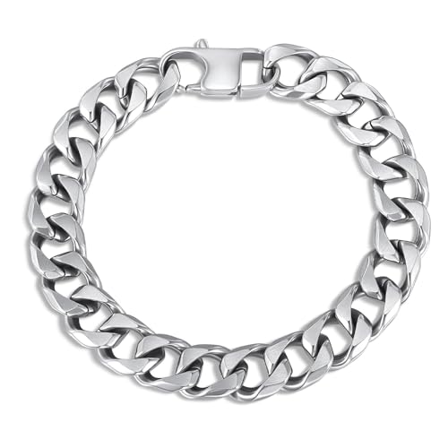 Pulsera de cadena para hombre de acero inoxidable miniatura 1