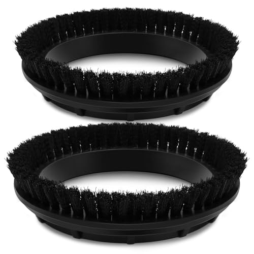 2 Pack 237049 Black Nylon Carpet Brush Replacement Floor Cleaners Compatible with Oreck Commercial Models ORB550MC, ORB600MW, ORB700MC Orbiter Floor Machines