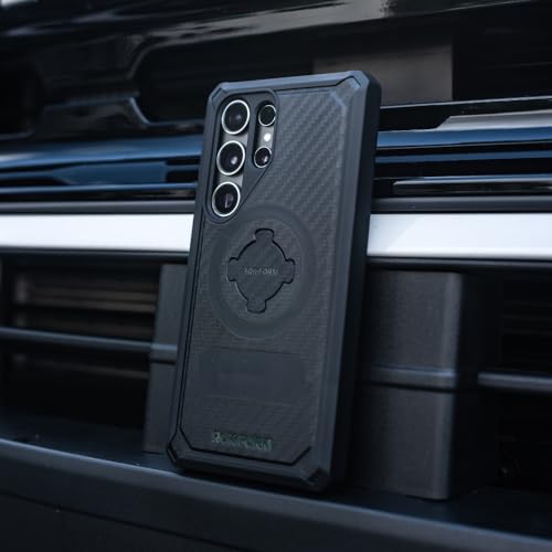 Image of Rokform - Galaxy S24 Ultra Case, Rugged Series, Magnetic Case with Twist Lock, Drop Tested Armor (Black)