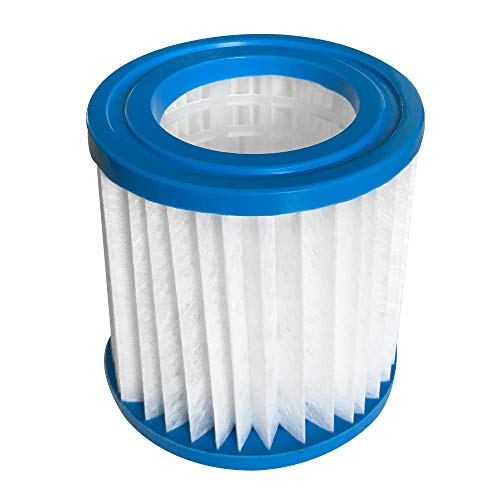 Jilong JL-290587 - Lot de 2 Cartouches de Filtration Diam 80 X 90mm Type 1 pour Filtration 1136L/h Cover