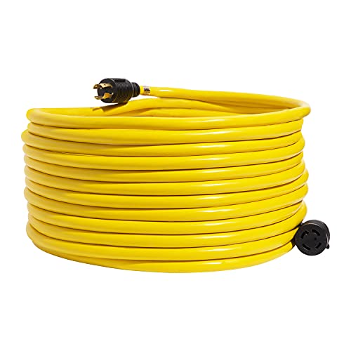 Houseables Generator Cord 30 Amp 4 Prong, Generators Extension, 50 Ft