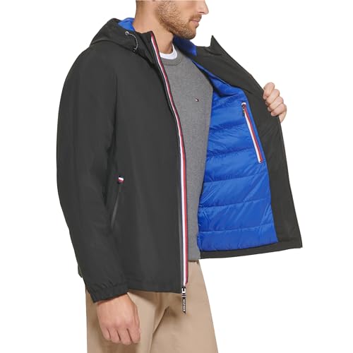 Tommy Hilfiger Mens Tommy Hilfiger Men's Quilted Hooded Puffer Jacket4