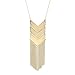 WRISTCHIE Women's Statement Necklace Long Tassels Multi-strands Necklace