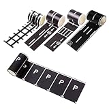 マスキングテープ 5個 セット 長さ5m 道路 自分で道をつくれる 車線 鉄道 ロードテープ 道路柄 グッズ 貼りやすい インテリア 手帳 空間認識 DIY 用品 工作 教材