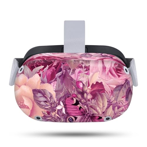 Head Case Designs Officially Licensed LebensArt Butterfly Romance Art Mix Vinyl Sticker Skin Decal Cover Compatible with Meta Quest 2