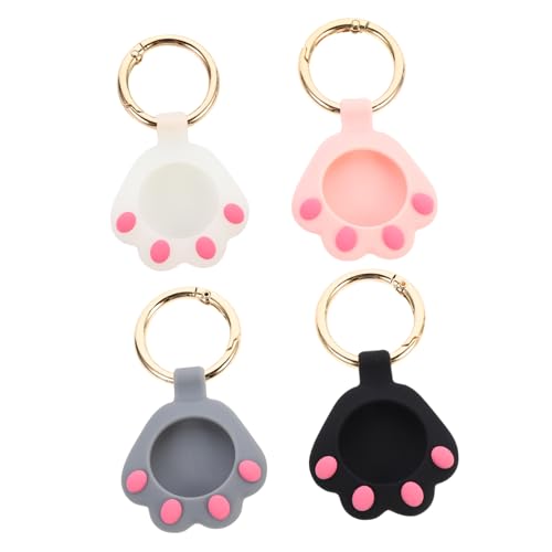 Funda protectora para localizador BESTonZON con diseño de gato: pack de 12 piezas