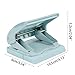 Heavy Duty Hole Puncher with for Case Alignment Guide 2-Hole Effortless Punching for Binding Card-Stock P