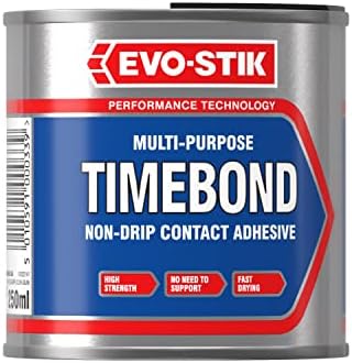 EVO-STIK Timebond Contact Adhesive, High-Strength, Non-Drip, Multipurpose, 250ml