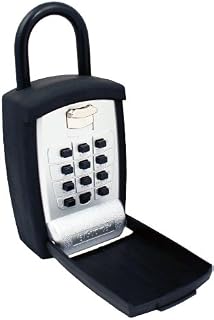 KeyGuard SL-500 Punch Button Lockbox, Black Finish, Shackle