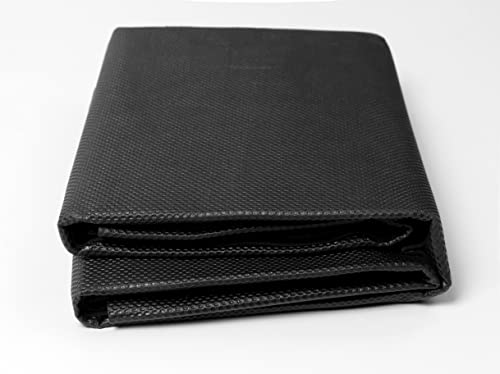 HAYATEC Universal Antirutschmatte Auto Kofferraum Schutzmatte 120x100cm Gummimatte Kofferraummatte rutschfeste Unterlage Schwarz Wasserdicht zuschneidbar für maximalen Schutz & Sauberkeit