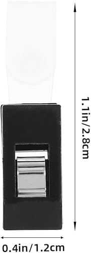 Miniatura 2 de DOITOOL 20 clips para bandera de jardín, clips de plástico anti viento, accesorios para bandera de jardín, patio, soporte para postes de bandera