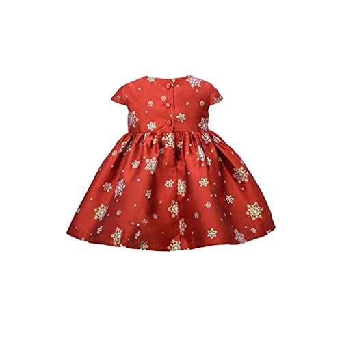 Bonnie Jean Girl's Christmas Holiday Dress - Red Dress With White Faux Fur Jacket For Baby Toddler And Little Girls, 6 #TOP1