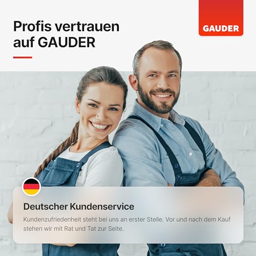 GAUDER Teppichklebeband (25 m) | Klebeband für Bodenbeläge, Treppenstufen und mehr | Teppichband doppelseitig für Renovierungsarbeiten