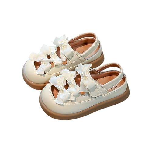 Girls Sandal Cute Bow Little Kids Close Toe - Flower Girl Dress Flats Summer Shoes Footwear