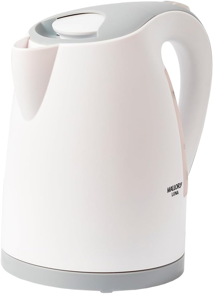 Chaleira Elétrica Mallory Luna – 1,7L, Base Rotativa 360º, Desligamento Automático, Indicador de Nível de Água - 127V Chaleira Elétrica Mallory Luna – 1,7L, Base Rotativa 360º, Desligamento Automático, Indicador de Nível de Água - 127V