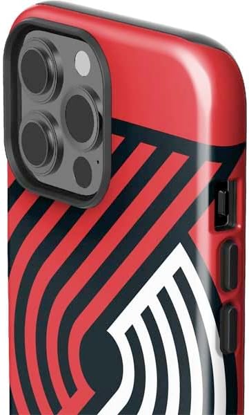 Skinit Impact Phone Case Compatible with iPhone 14 Pro Max - Officially Licensed NBA Portland Trail Blazers Large Logo Design