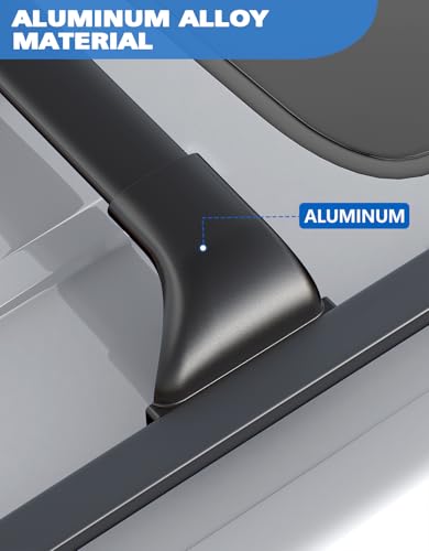 Image of FengYu Roof Rack Cross Bars 300lbs Compatible with 2021-2026 Jeep Grand Cherokee L 3-Row and 2022 2023 2024 2025 2026 Grand Cherokee WL 2-Row,All-Metal Aluminum Roof Rails Crossbars Rooftop Cargo Bars