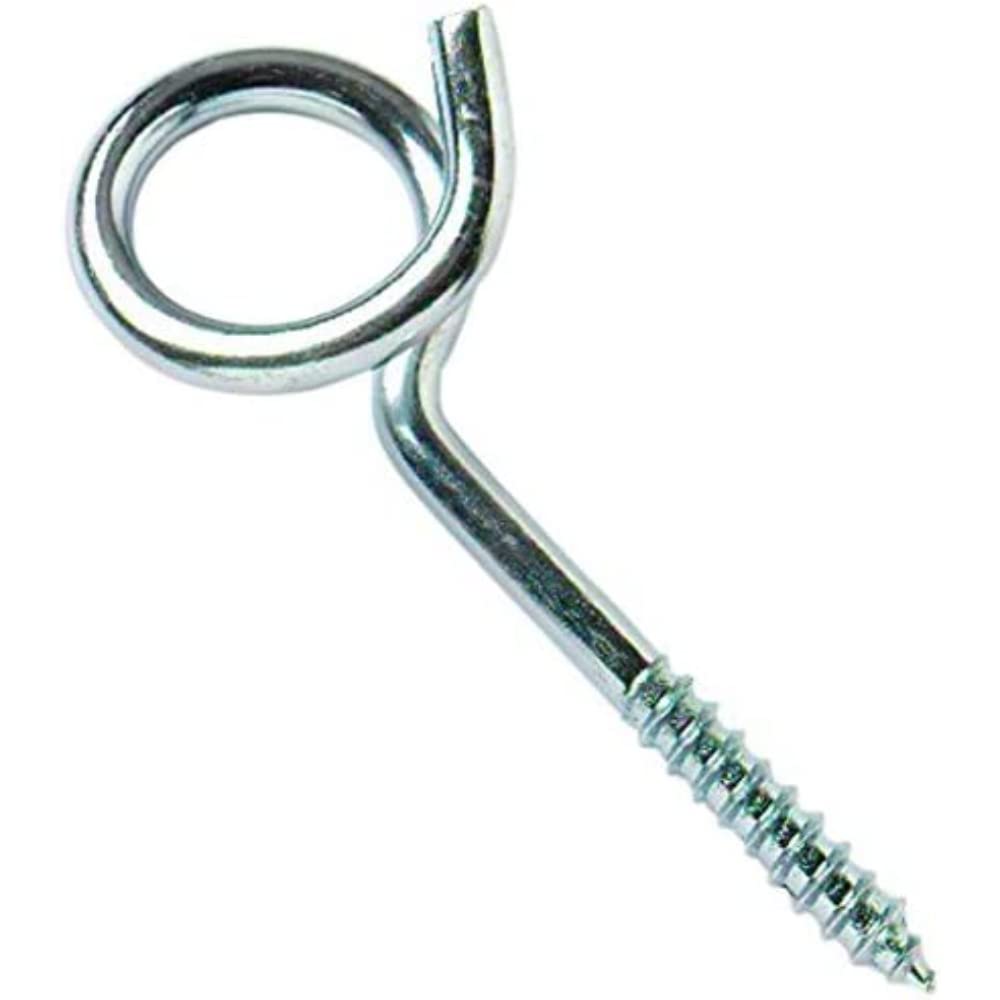 Merriway BH05355 Pigtail Style Hammock Swing Hook BZP, Bright Zinc Plated