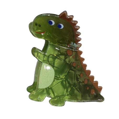 Girls Dinosaur Hair Clip - 5Cm Acrylic Cute Clip, Fun Creative Trendy Style | Kids Accessory for Any Type Daily Wear School Birt