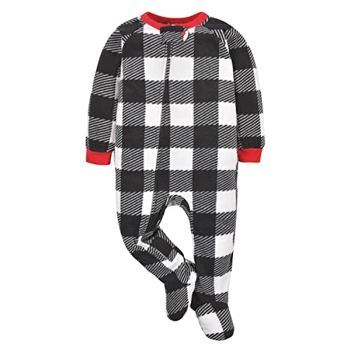Image of Gerber Baby & Toddler Fleece Footed Pajamas 2-Pack