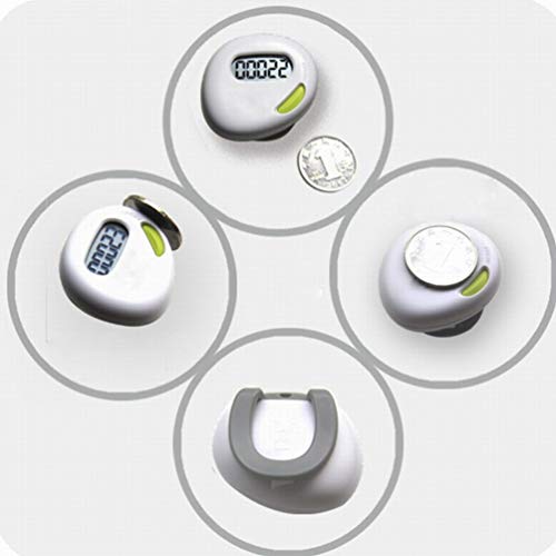 1 pedômetro em forma de coração da Vicassky para contadores de passos, rastreadores de atividades fí