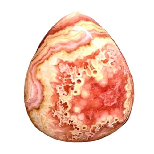Rhodochrosite naturelle 19x15x5mm, la pierre parfaite pour réparer et créer vos bagues