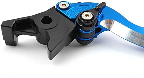 CNC Adjustable Blade Brake Clutch Levers for Kawasaki NINJA 250R 2008-2012 NINJA 300R 2013-2016 Blue