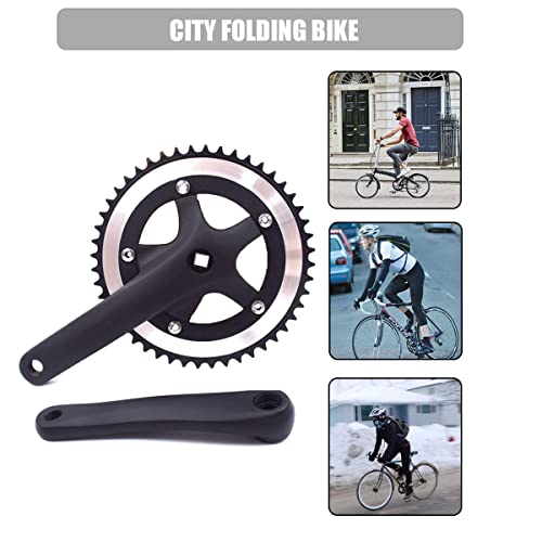 Drift Maniac Bike Cranksets 48T 170Mm 130 Bcd Single Speed Crankset For City Folding Bicycle #TOP4