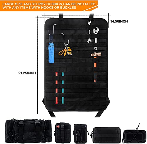 Z8 Tactical Front Seat Back Storage Bag/Hanger Bag Organizer with 5 Bags,Universal fits for All Vehicel by Z8 - Image 5