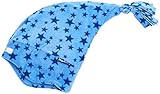 Playshoes Unisex Kinder Fleece-Zipfelmütze Sterne 422055, 7 - Blau, 49