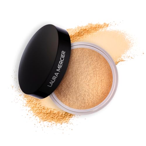 Laura Mercier Translucent Loose Setting Powder - 24HR Shine Control Soft Matte Finish Long-Lasting Wear Normal to Oily Skin 4 Shades for Virtually All Skin Tones