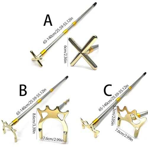 Fourche haute basse pour support de queue de billard télescopique rigide - 6