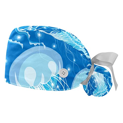 Casquettes de travail respirantes JDEZ chapeaux bouffants mixtes