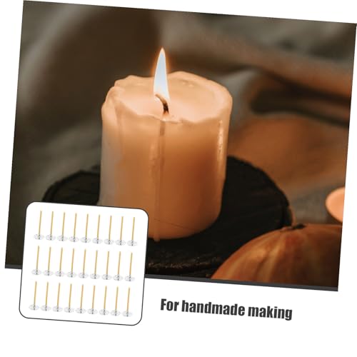 Mechas para velas FRCOLOR 100 pcs DIY 2.17 in miniatura 3