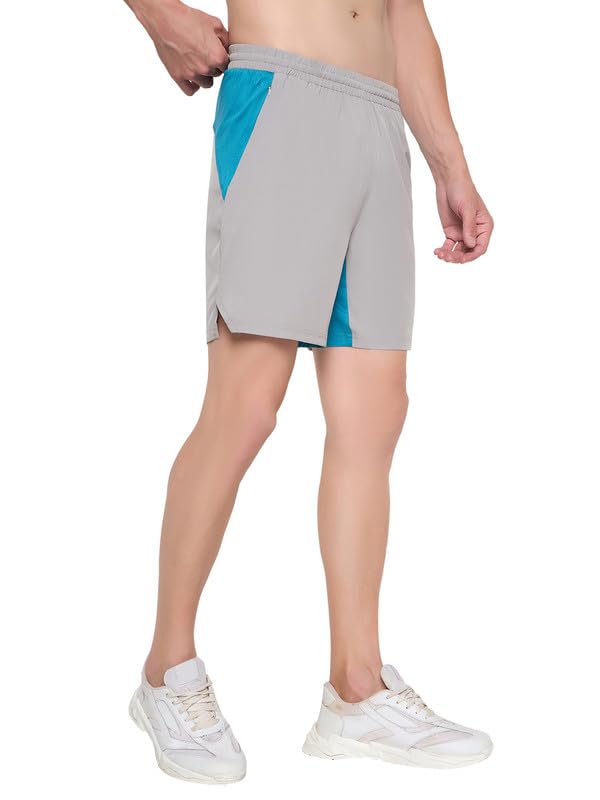 Image of John Players Colourblocked Running Shorts with Pocket
