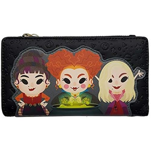 Loungefly Disney Hocus Pocus Sanderson Sisters Witches Chibi Wallet