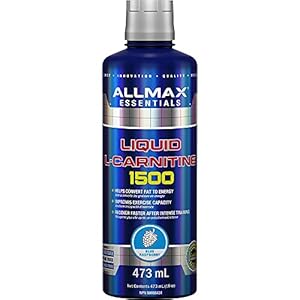 ALLMAX Nutrition Liquid L-Carnitine 1500, Blue Raspberry, 16 oz (473 ml)