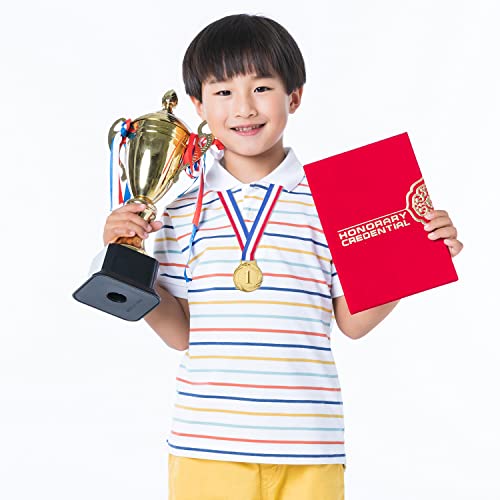 Abaokai 12 Pieces Gold Silver Bronze Award Medals,Olympic Style Metal Medals For Competitions, Party Trophy, 2 Inches #TOP5