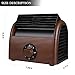 POOCCI Desk Fan Personal Quiet Powerful Small Table Fans Retro Bladeless Fans for Home Office Bedroom Bedside with 3 Speeds