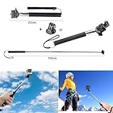 YEHOLDING 13 in 1 Accessories for Gopro,Action Camera Accessory Kit Compatible with GoPro Hero 13 12 11 10 9 8 Max 7 6 5 Black SJ4000 and Other Camera - Image 5