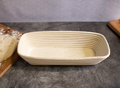 Frieling Proofing Basket, Brotform Bread Rising Banneton and Serving Basket, Rectangle, 12-Inch by 5.5-Inch by Frieling - Image 2