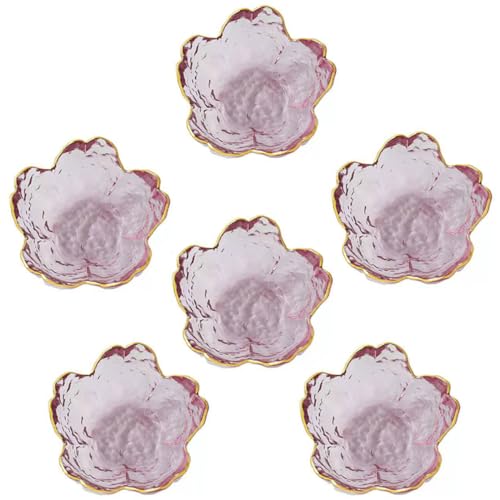 La Mejor Recopilación de Cuencos y platos para aperitivos y salsas - 5 favoritos. 46 Cuencos de salsa en forma de flor de cerezo rosa, 6 piezas de mini cuenco de cristal, soporte para bolsitas de té, cuencos para mojar, plato de salsa de soja,...
