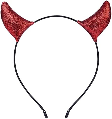 Leuceiy Devil Horns Headband For Women Halloween
