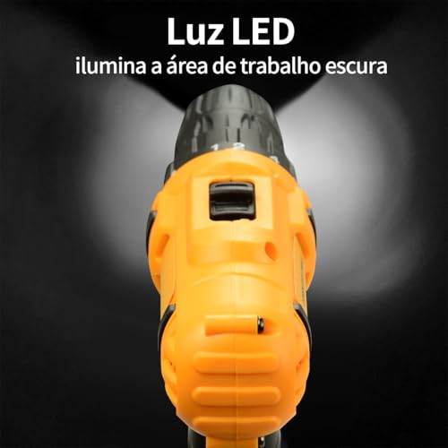 Blackultra Parafusadeira e Furadeira à Bateria 12V Conjunto de Furadeira Elétrica Sem Fio com Bateri